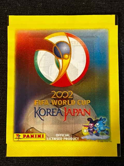 Panini Pochette Packet Tuten World Cup Wc Korea 2002 International Sealed Rare