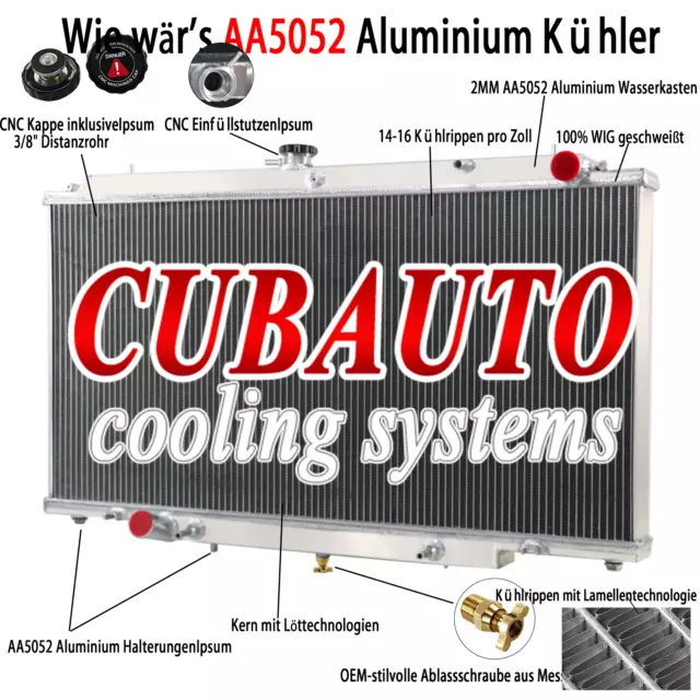 Raffreddatore da corsa per Nissan Patrol Gu Y61 TD42 2,8 L 3,0L 4,2 L DIESEL ZD30CR, 3 file