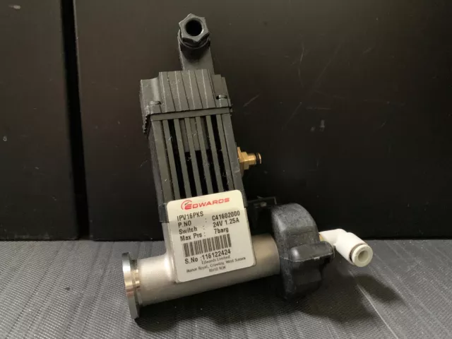 AS IS UNTESTED Edwards IPV16PKS C41602000 In-Line Isolation Valve