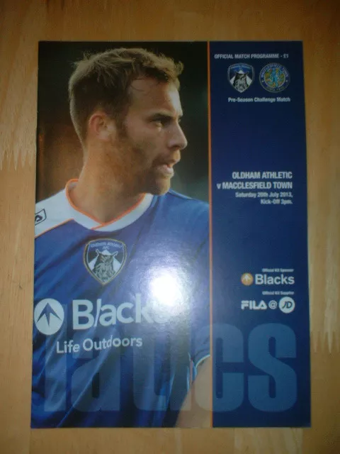 2013/14 Oldham Athletic V Macclesfield Town - Psf