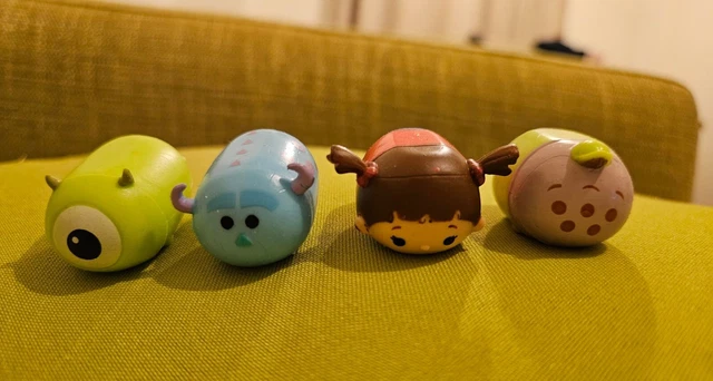 DISNEY TSUM TSUM Series 1 Monsters Inc Sulley, Mike Wazowski, Boo & Squishy  6.41 - PicClick UK