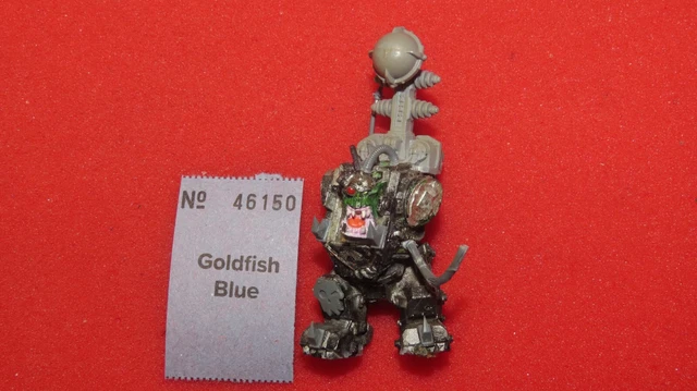 Warhammer Full Metal RARE Orc Big Boss Squig Painted OOP