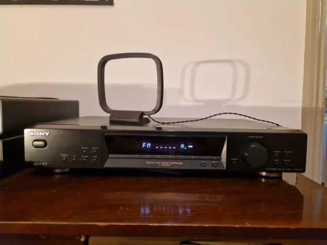 Sony ST-SE370 AM-FM RDS Stereo Radio Tuner Hi-Fi - Working