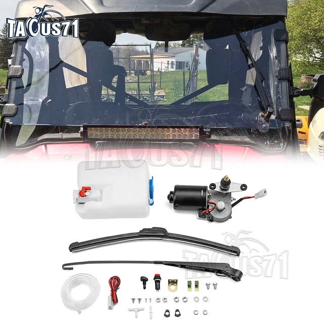 UTV 12V ELECTRIC Windshield Wiper Motor Kit for John Deere Gator 39.99