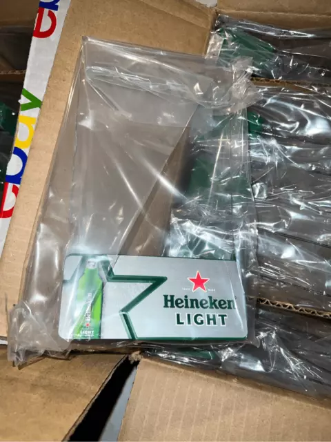Lot of 20 Heineken Light Table Tent Menu Holder Plastic New in Box