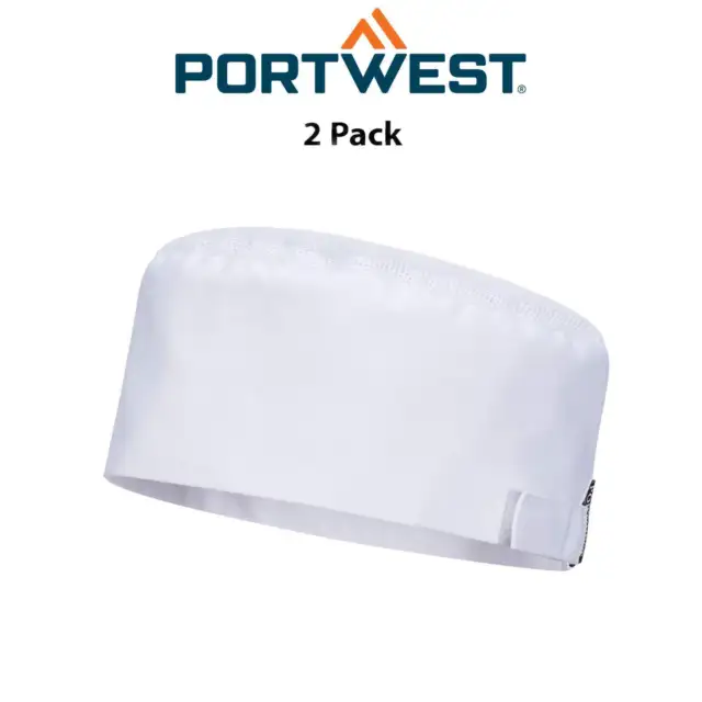 Portwest MeshAir Skull Cap 2 Packs Cooling Touch Tape Closure Comfortable S900