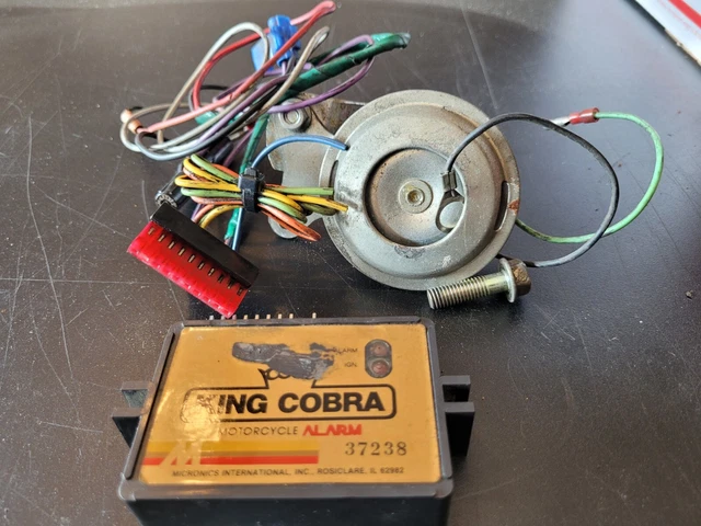 Vintage King Cobra Motorcycle Alarm Honda Suzuki Kawasaki Yamaha Vintage King Cobra Motorcycle Alarm Honda Suzuki Kawasaki Yamaha