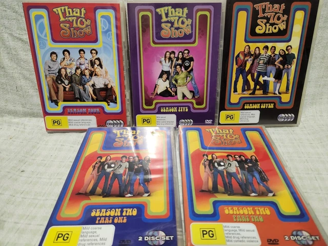 That 70s show seasons series 2 pt1 &2, 4, 5, 7 dvd region 4 comedy sitcom