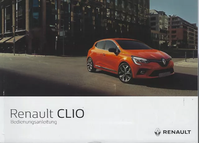 RENAULT CLIO 5 Betriebsanleitung 2020 Bedienungsanleitung Handbuch Bordbuch BA