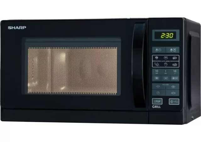 Sharp R-642BKW Comptoir Micro-Onde Combiné 20 L 800 W Noir
