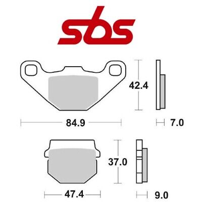 PASTIGLIE FRENO POSTERIORE AEON Cobra RS/Cobra Utility 180 6566380 #4 
