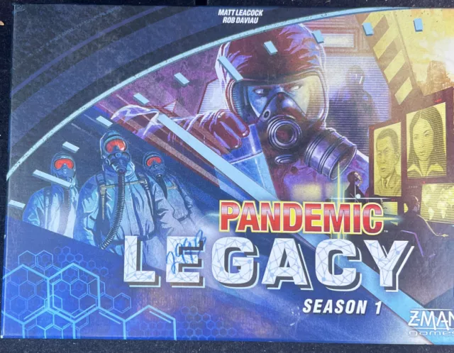 Pandemic Legacy Season 1 Blue Edition Board Game Z-Man Games Unknown If Complete