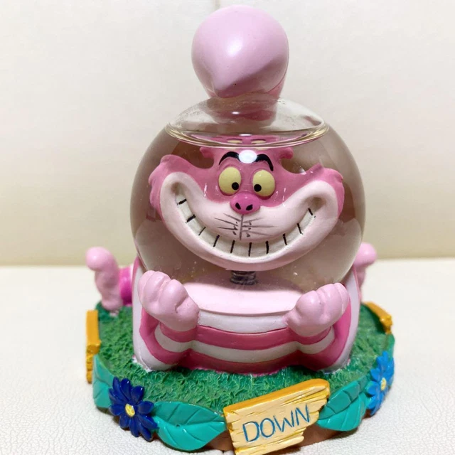 Disney Snow Globe Alice in Wonderland Cheshire Cat