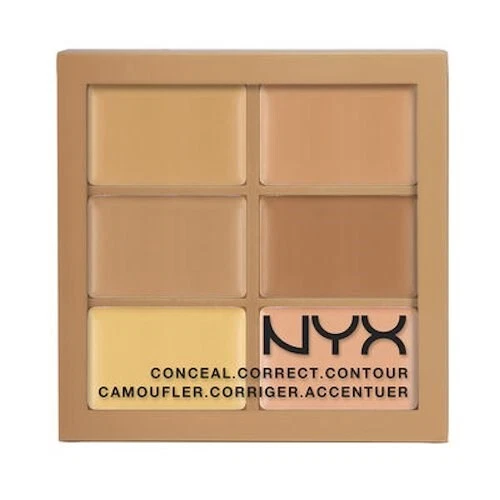 3C PALETTE - MEDIUM - NYX Conceal, Correct, Contour Palette 3CP02 NYX Cosmetics