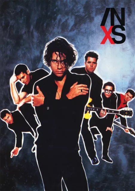 INXS Michael Hutchence Repro X Tour Poster