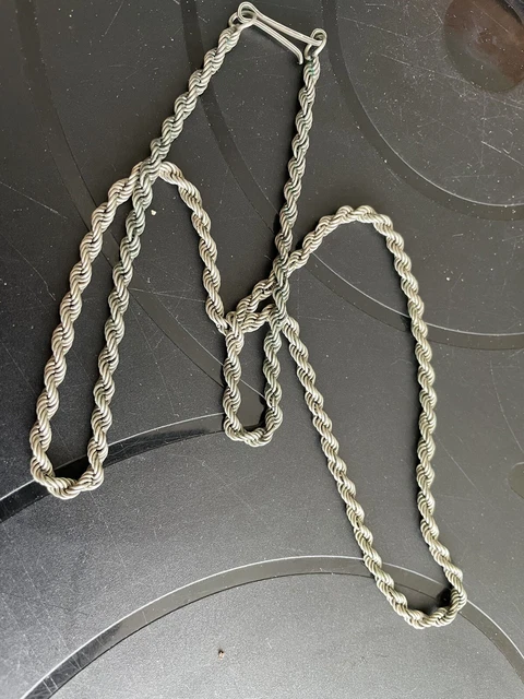 Chaîne De Montre De Poche En Argent 925, 6mm