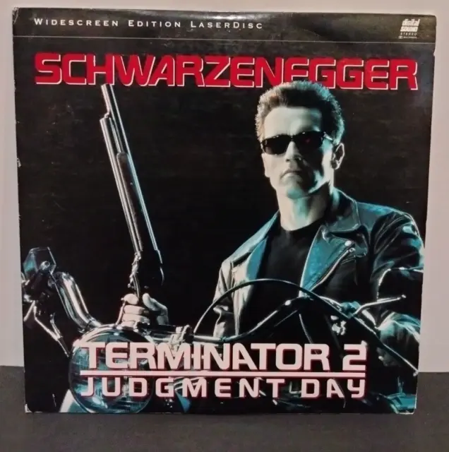 Terminator 2 : Judgement Day Laserdisc 2 Disc 1991 Widescreen Schwarzenegger
