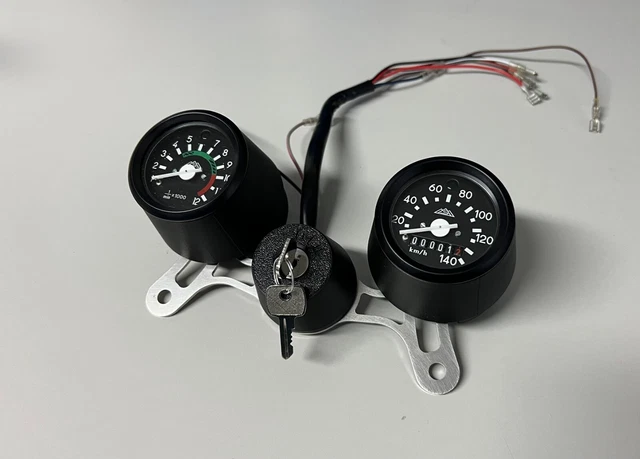 ELEKTRONISCHER DREHZAHLMESSER 60MM für Simson S50 S51 mit 12V Vape,  Schwarz, DZM EUR 88,00