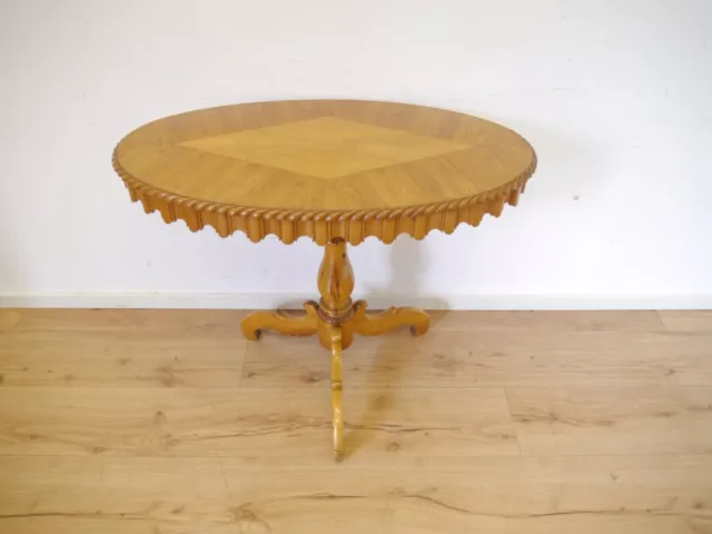 Biedermeier Tisch Birke massiv und furniert um 1820