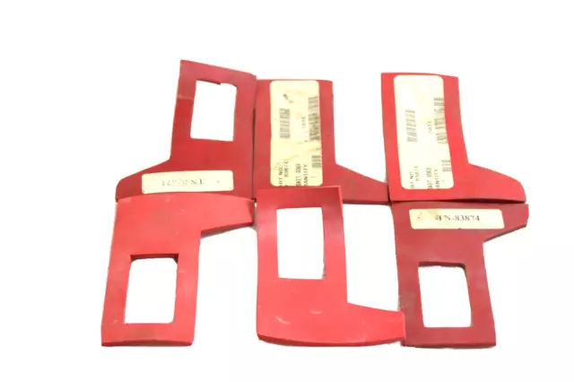 Lot Of 6. Tennant Tn-83874 Red Rubber Squeegee Gasket. For Tennant