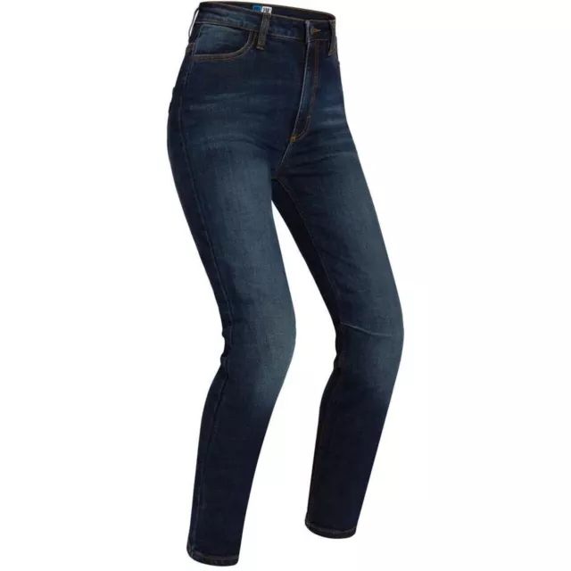 Jeans Femme à Partir De Moto Pmj Jeans Lady Sara Bleu