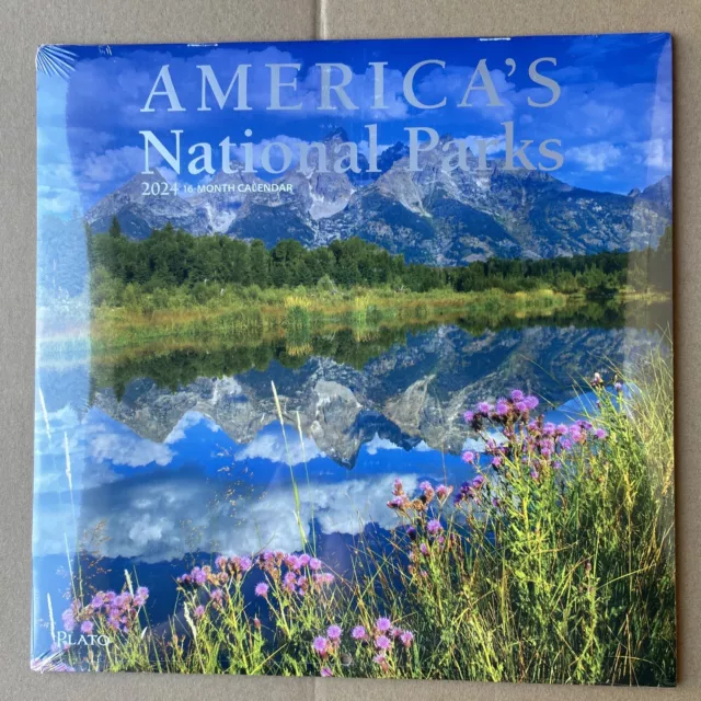 2024 AMERICA'S NATIONAL Parks Deluxe 2024 Wall Calendar NEW 9.95
