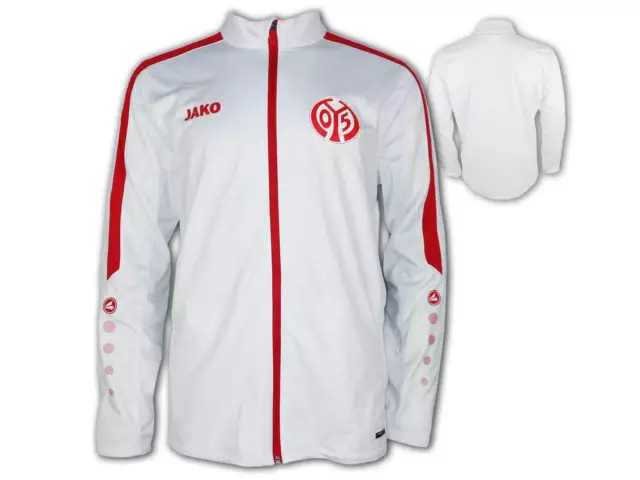 FSV Mainz 05 Sportjacke 23 24 weiß M05 Jacke Anthem Jacket M L XL XXL 3XL 4XL