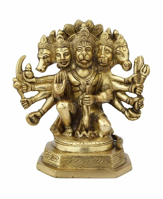 ARTVARKO Statua di Cristo Croce di Gesù in ottone | Idolo in ottone e decorazione per la casa | Altezza - 28 cm