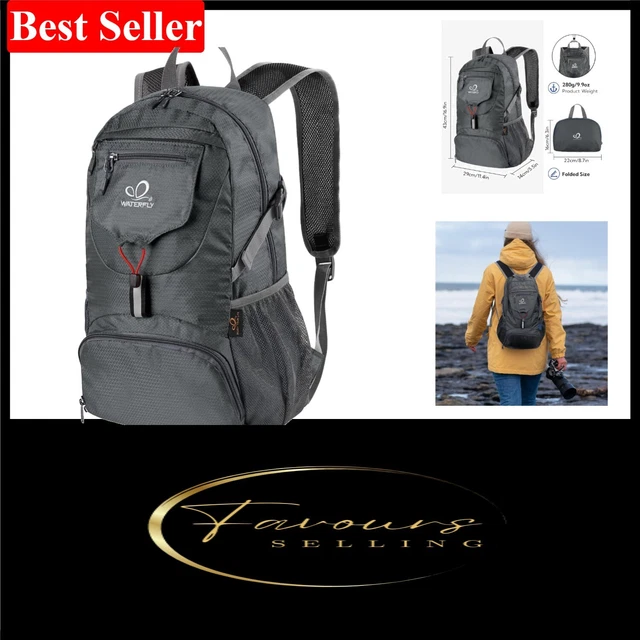 WATERFLY 22 L Rucksack – Wasserdichtes Nylon, Für Laptop Bis 15,6 Zoll, 10 Fächer, Ergonomisch – Ideal Für Uni, Reisen, Wandern