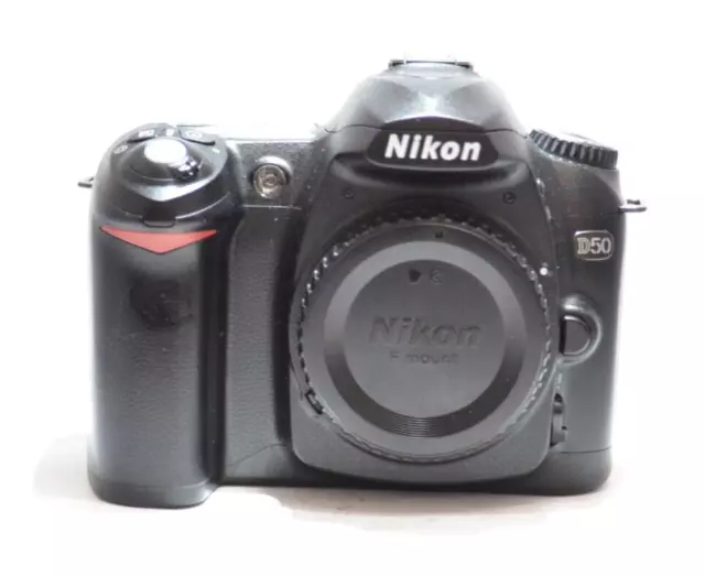 【Top Mint】Nikon D50 6.1 MP Digital SLR Camera Black from Japan #523