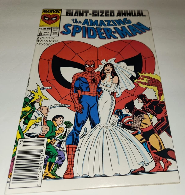 Amazing Spider-Man Annual #21 MINT One Owner Newsstand Variant Marvel 1987