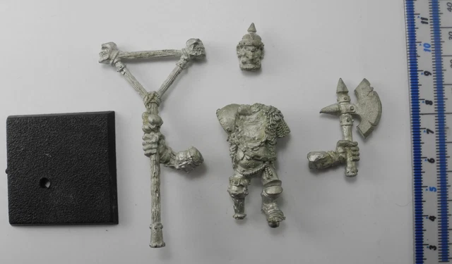 Lot Figurines Warhammer Anciennes En Métal - Halflings, Chef, Hot Pot, Dogs Of War - Occasion