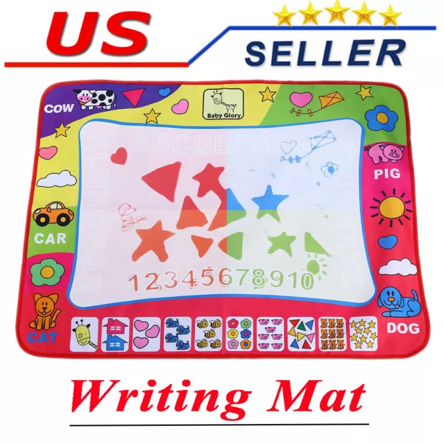 New Kids Water Mat Drawing Painting Writing Mat Board Magic Pen Doodle Gift Toy