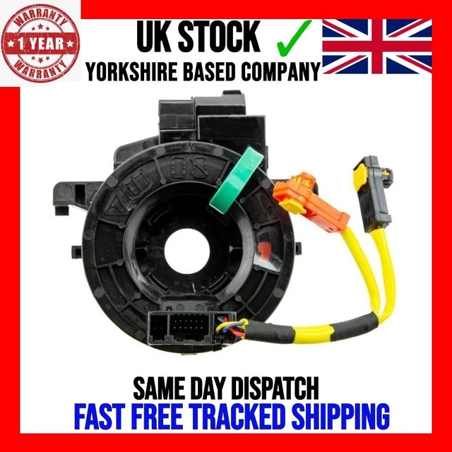 Airbag Squib Clock Spring Sensor Spiral Cable – 2 Plugs – For Nissan Qashqai 2006-2013 – 25560-JD003 / 25560-JD000