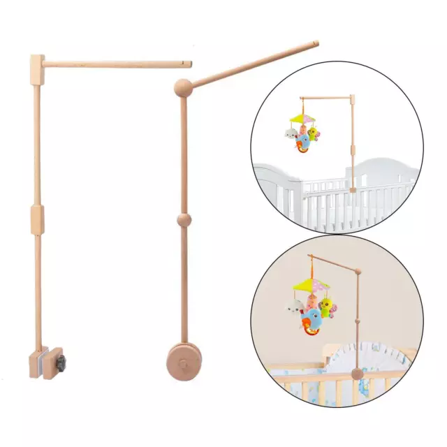 La décoration en bois de support de cloche de lit joue des ornements