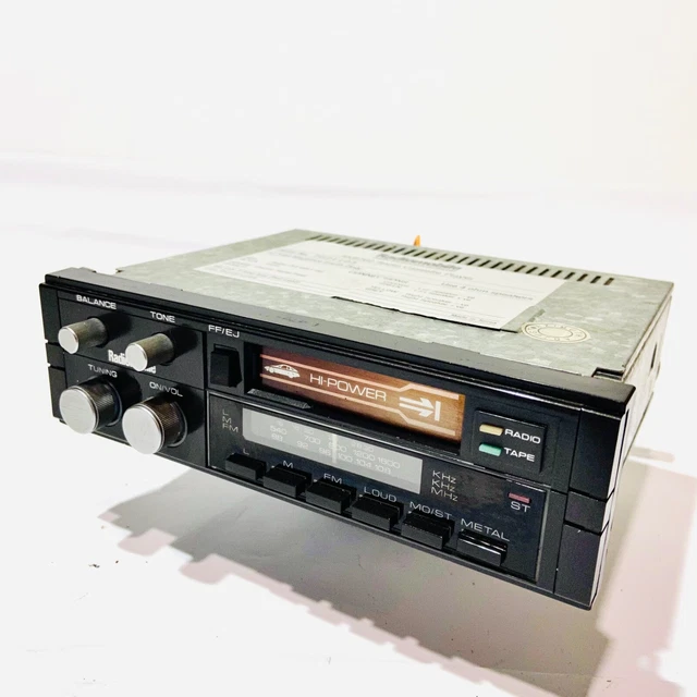 RADIOMOBILE AKB760 FM RadioCassette Player c.1985, Clean + Cradle £45.