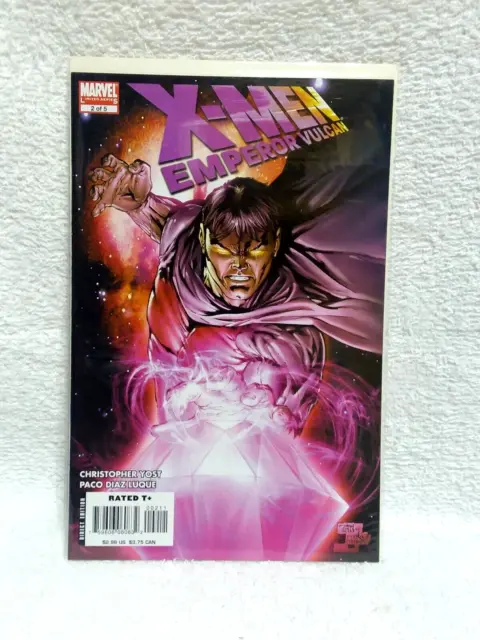 Marvel Comics X-Men Issue #2 of 5 Direct Edition Dec. 2007 Emperor Vulcan