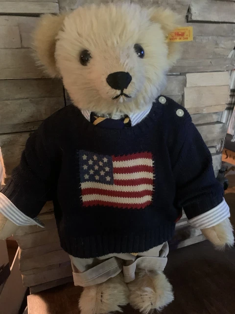 新品 Steiff ラルフローレン ポロベア Safarigirl Bear Ralph Lauren Steiff Bear - Etsy