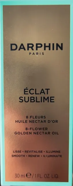 Eclat sublime Huile Nectar d'Or Aux 8 Fleurs Sérum 30ml