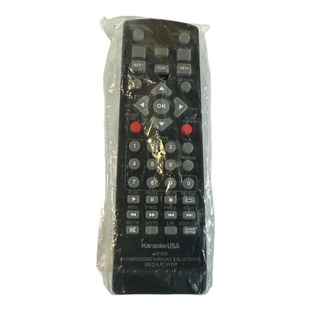 Karaoke USA 80A Remote Control for GF830 GF842 Media Player Genuine