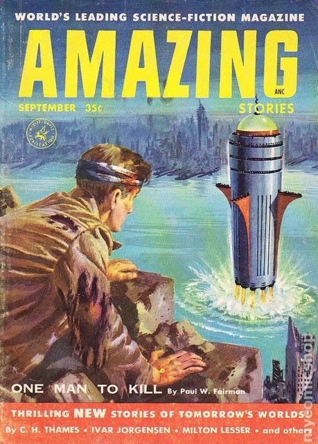 Amazing Stories Pulp Sep 1955 Vol. 29 #5 GD/VG 3.0 Stock Image