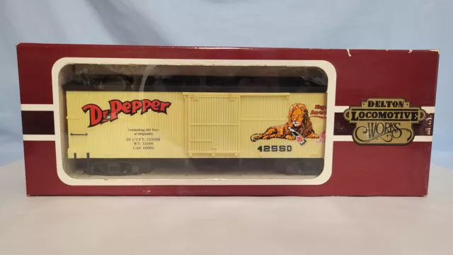 Delton G 4255D Dr. Pepper Boxcar New Ob (Ws139)......Tk