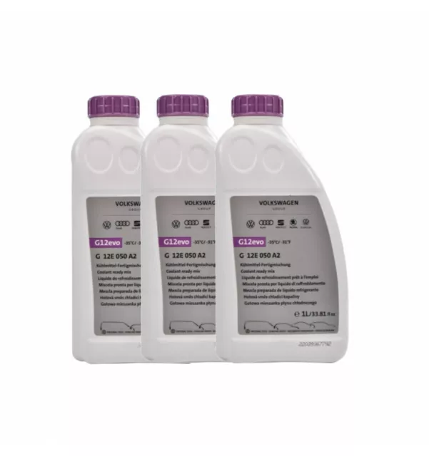 3 Litri Antigelo G12 Evo Originale Audi 3Xg12E050A2