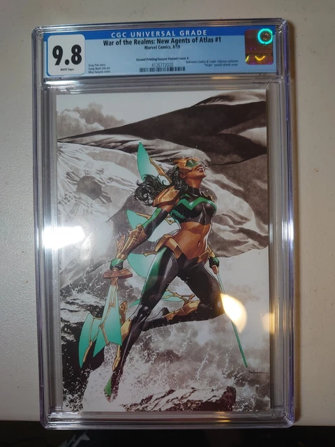 War of the Realms: New Agents of Atlas #1 Mico Suayan Virgin CGC 9.8 FLAWLESS