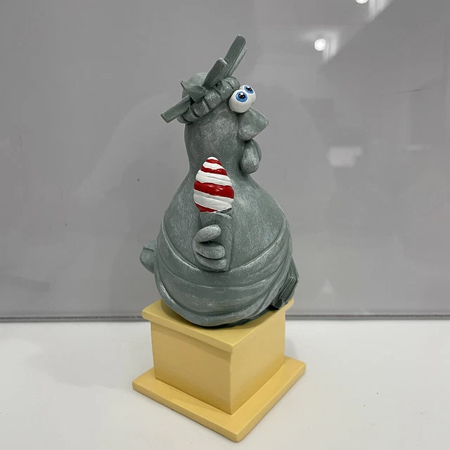 Resin Chicken Statue Desk Ornament Courtyard Funny Cute Chick Figurine Animal 2
