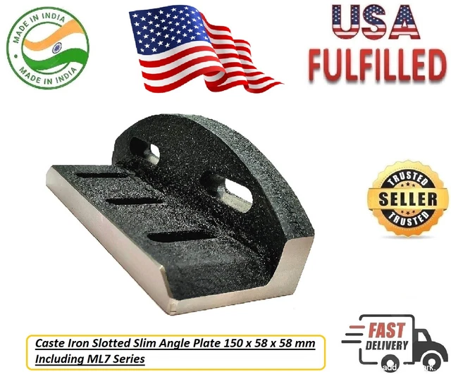 Slotted Slim Angle Plate 150 x 58 x 58 mm Including ML7 Series-Ship From USA