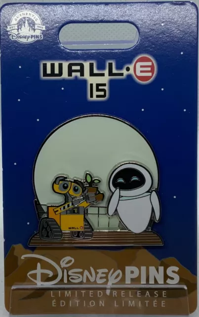 2023 Disney Parks Pixar Wall-E & Eve 15th Anniversary LR Limited Release Pin