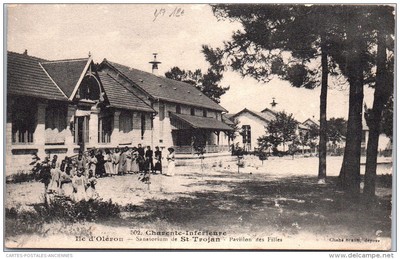 CPA 17 ILE D'OLERON SANATORIUM DE SAINT TROJAN PAVILLON DES BEBES 
