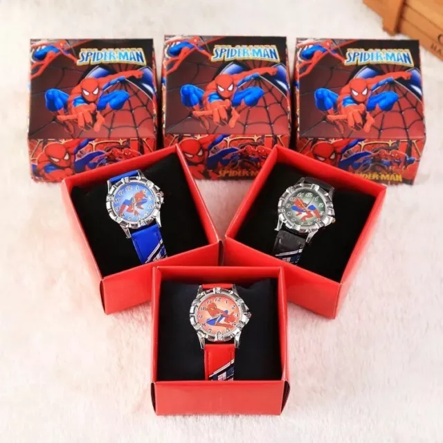 Kids Watch Spiderman in a Box, red colour