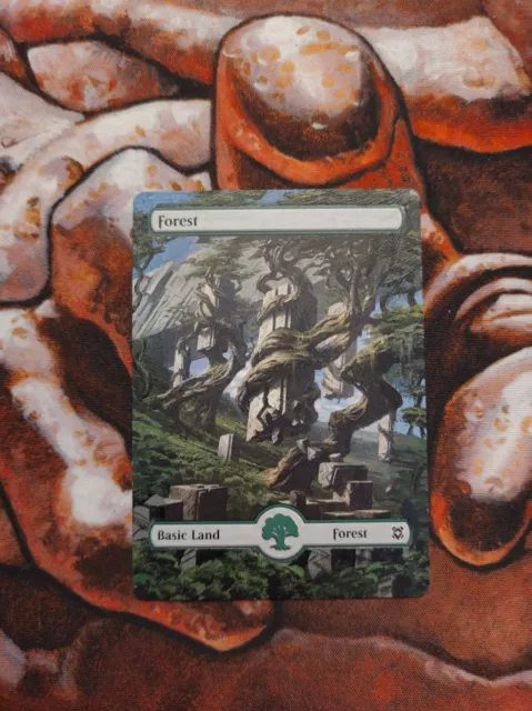 Magic the Gathering Forest #15 Hand Painted Unique Custom MTG Altered Art Alter